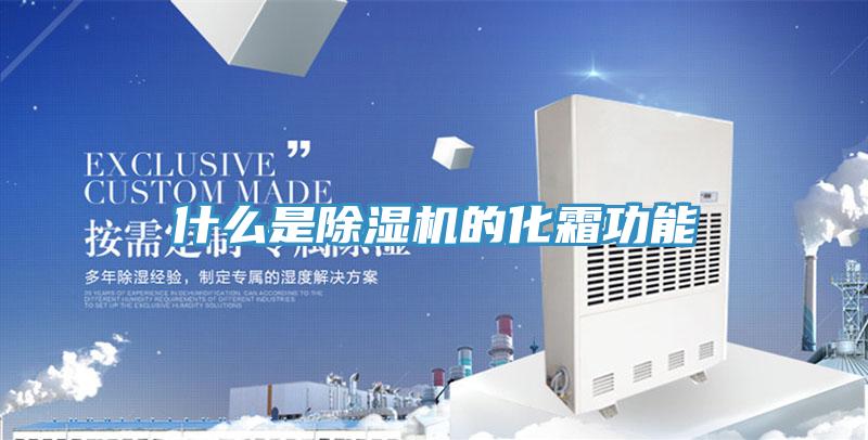 什么是除濕機的化霜功能