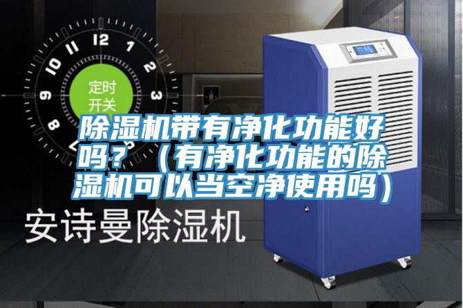 除濕機帶有凈化功能好嗎？（有凈化功能的除濕機可以當空凈使用嗎）
